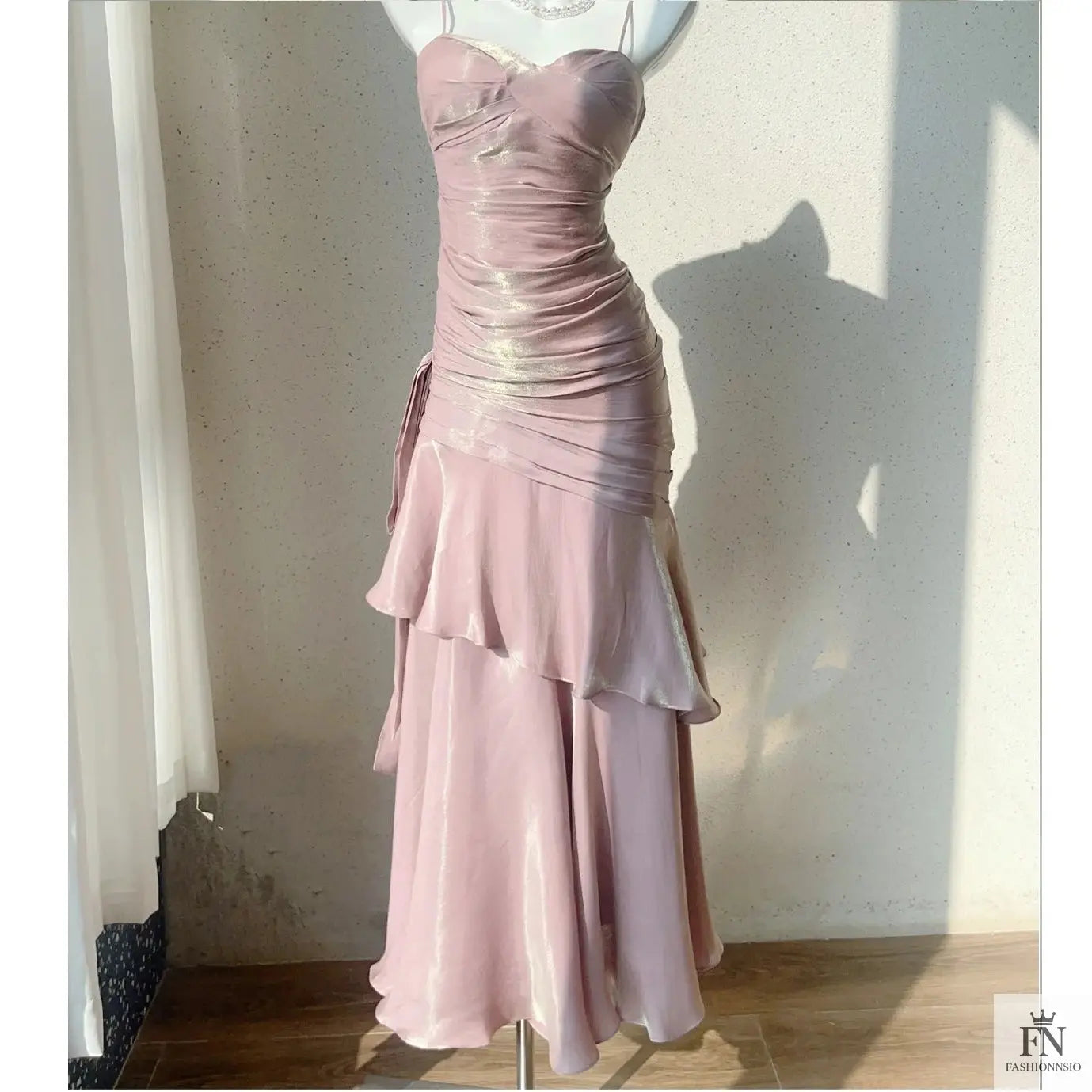 Ruffle Mermaid Evening Gowns - Fashionnsio