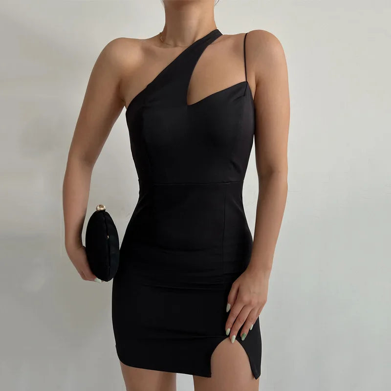 One Shoulder Mini Dress