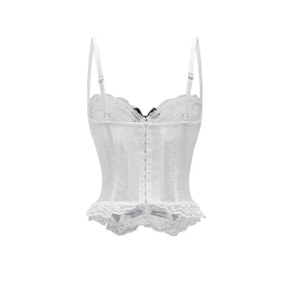 Lace Bow Corset Top fashionnsio