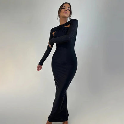 Twisted Long Sleeve Dress