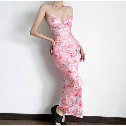 Butterfly Backless Dress