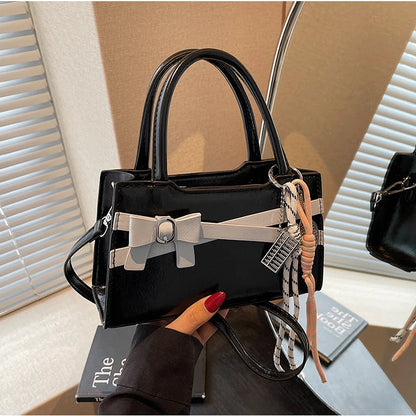 Korean Style Bow Handbags - Fashionnsio