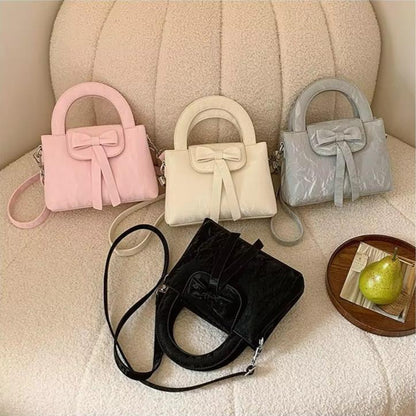 Korean Bowknot Square Handbags