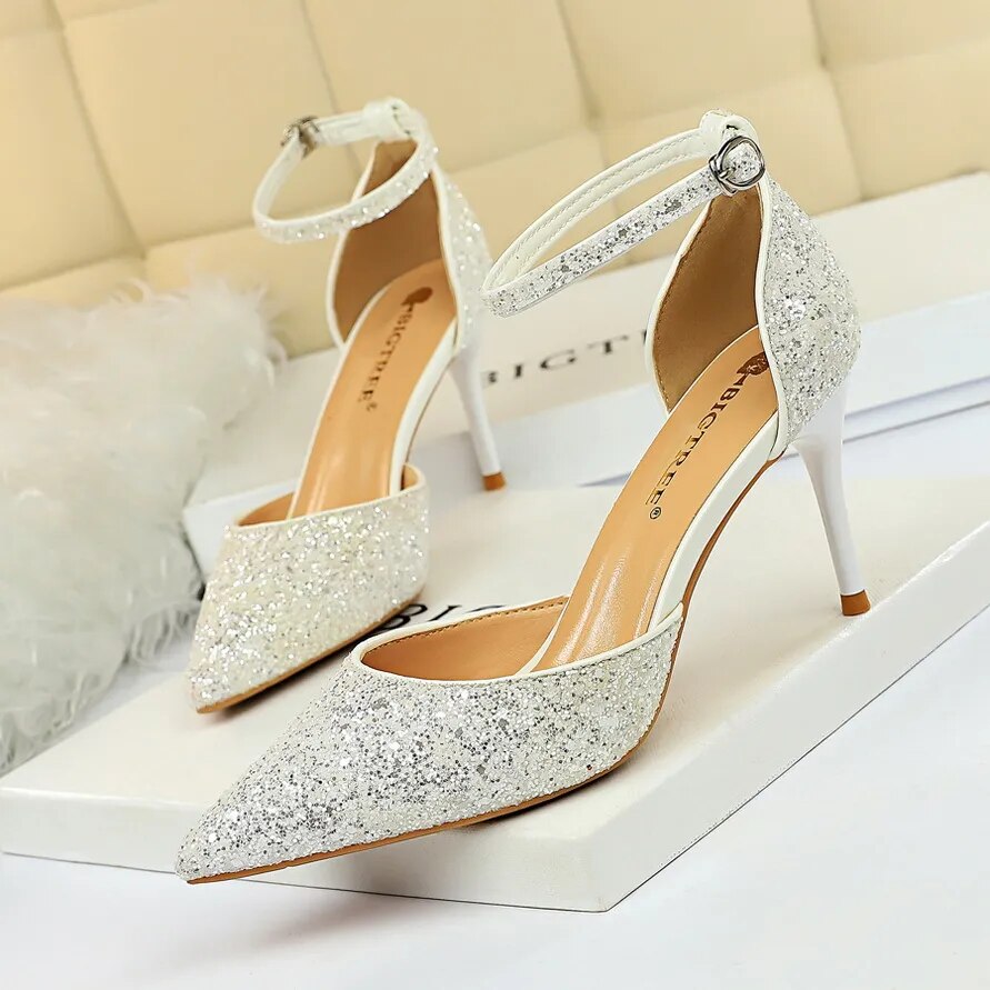 Sequins Sparkly Party Heels