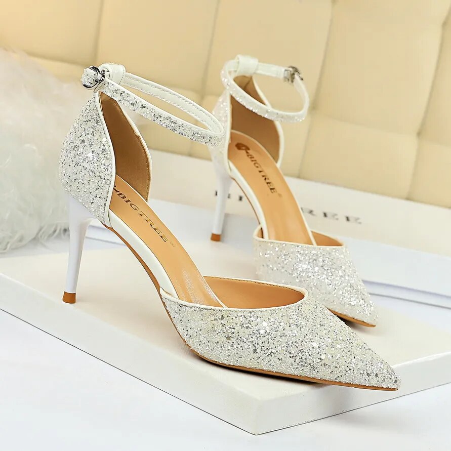 Sequins Sparkly Party Heels