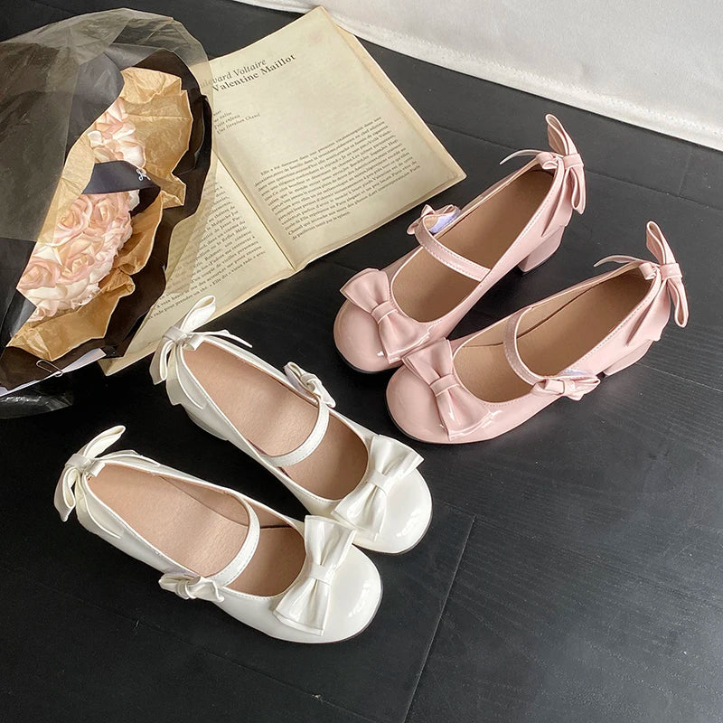 Mary Jane Ballet Heels - Fashionnsio