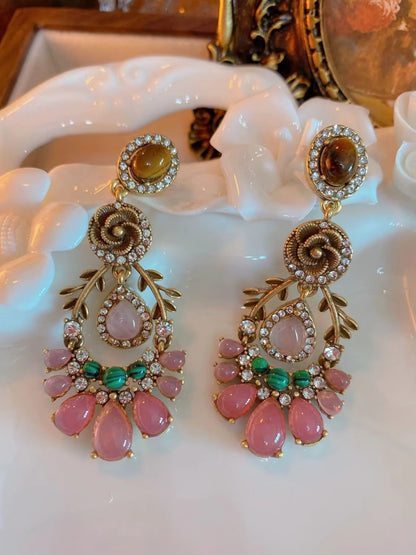 Victorian Palace Teardrop Earrings - Fashionnsio