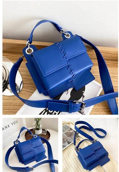 Stitch Block Handbags/Sling Bags fashionnsio