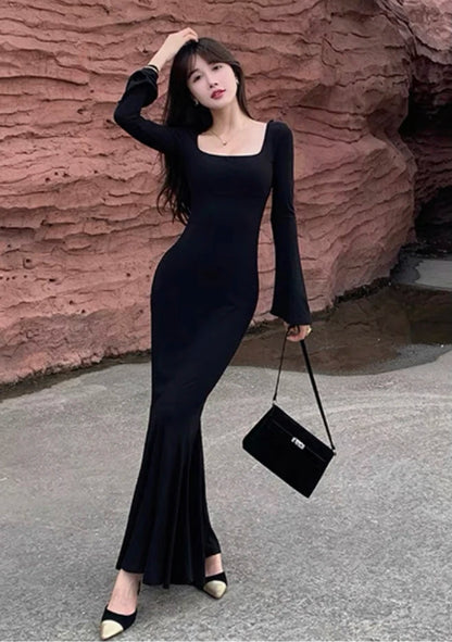 Bodycon Mermaid Maxi Dress