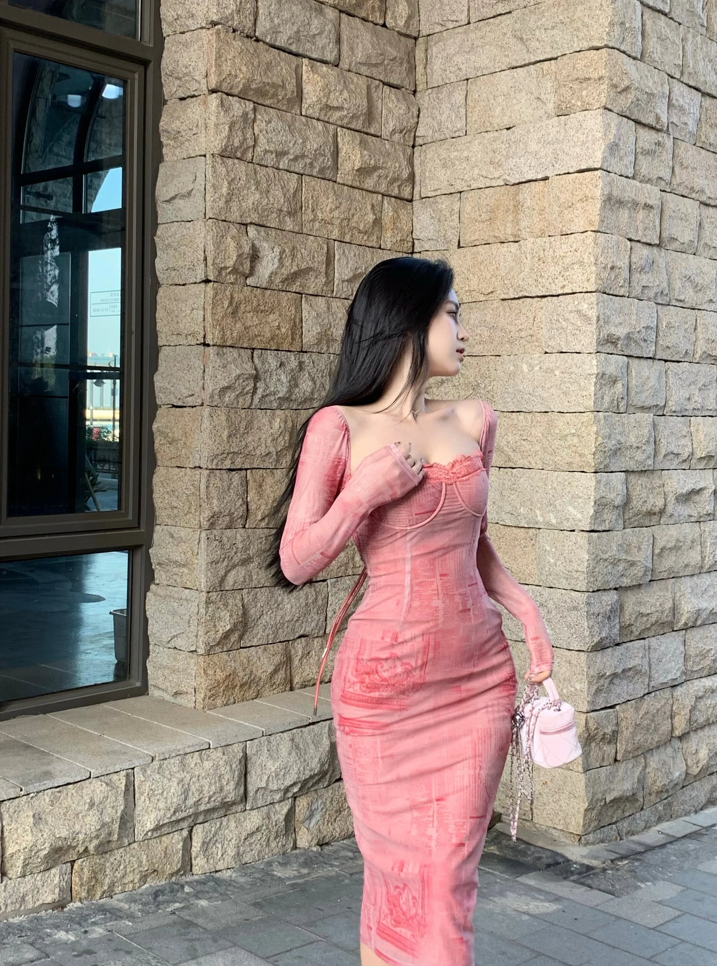 Pink Barbie Bodycon Dress