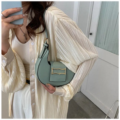 Dumpling Buckle Shoulder Bags