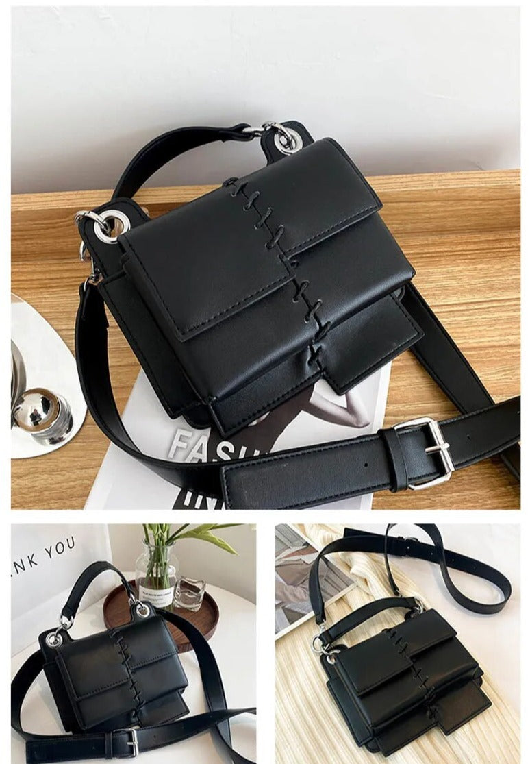 Stitch Block Handbags/Sling Bags fashionnsio