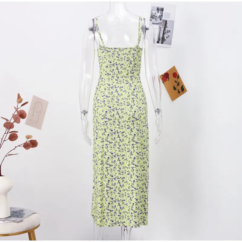 Floral Print Sundress Summer Dress