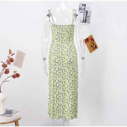 Floral Print Sundress Summer Dress