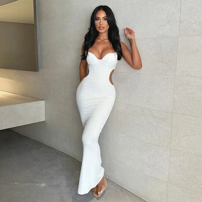 Backless Long Bodycon Dress