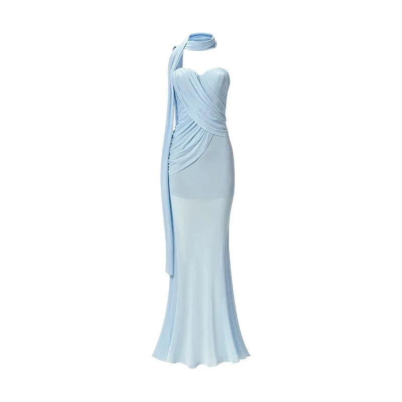 Elegant Mermaid Evening Gown fashionnsio