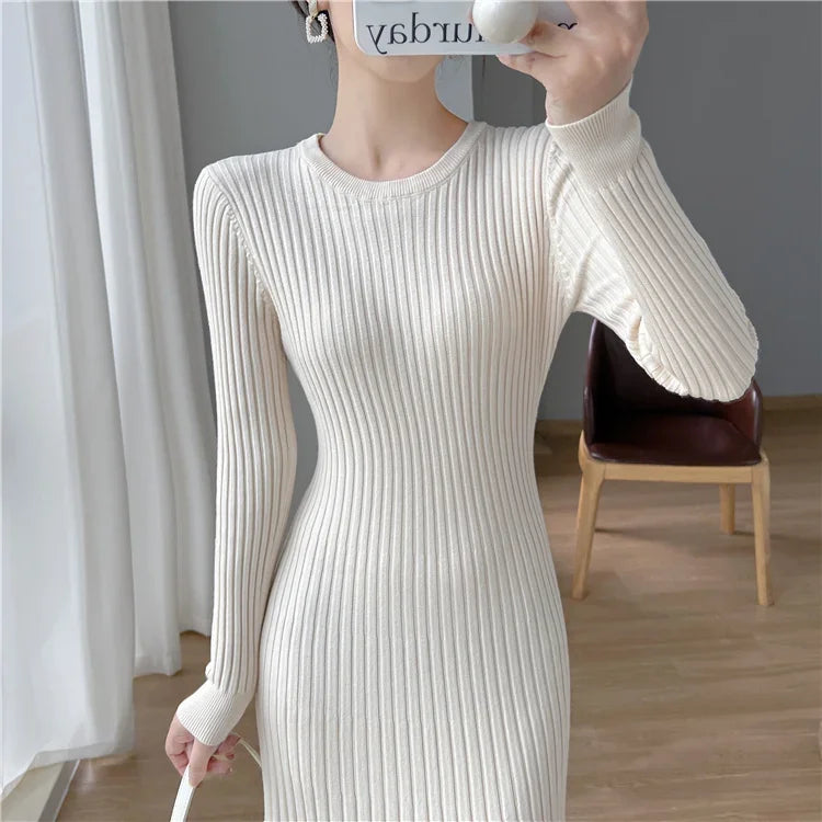 Korean Fishtail Knitted Dress