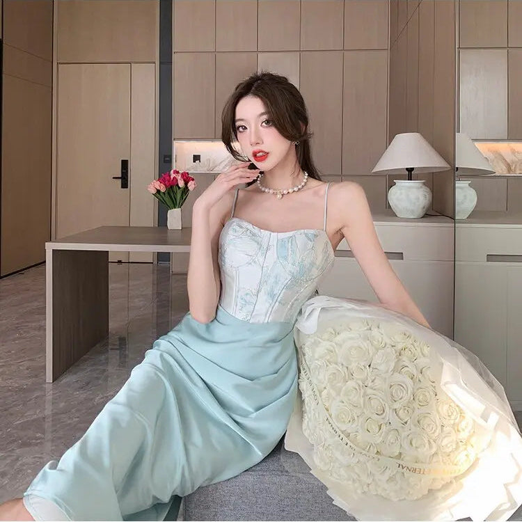 Midi Dress - Elegant Bodycon Dress - Korean Dresses Fashionnsio Midi Dress - Elegant Bodycon Dress - Korean Dresses Fashionnsio