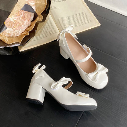 Mary Jane Ballet Heels - Fashionnsio