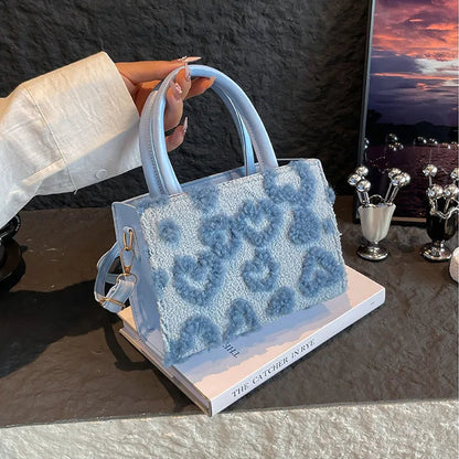 Plush Mini Tote Bags - Fashionnsio