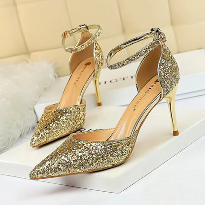 Sequins Sparkly Party Heels