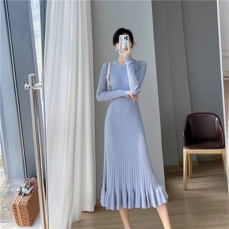 Korean Fishtail Knitted Dress