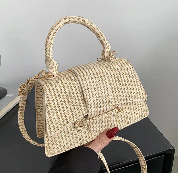 Chic Striped Handbags/Sling Bags