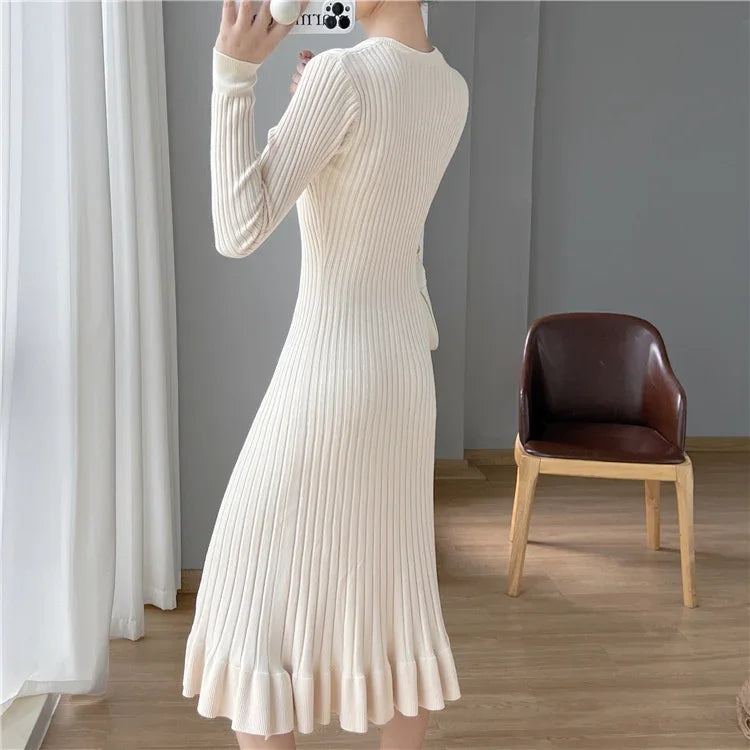 Korean Fishtail Knitted Dress