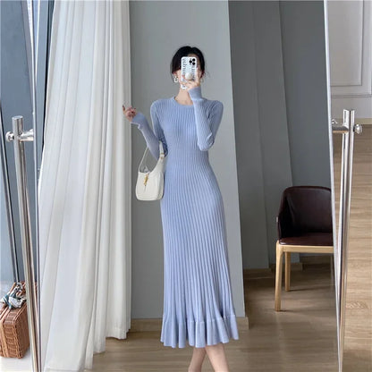 Korean Fishtail Knitted Dress