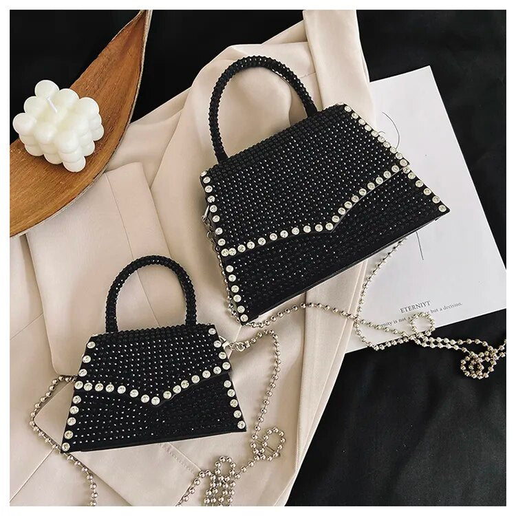 Rhinestone Beaded Handbags fashionnsio