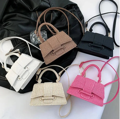 Chic Striped Handbags/Sling Bags