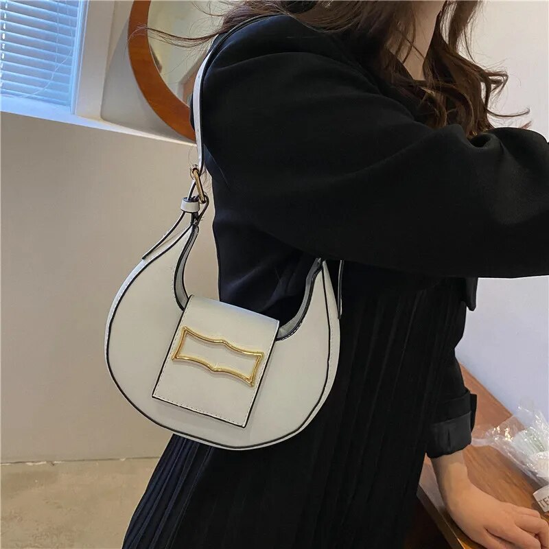 Dumpling Buckle Shoulder Bags