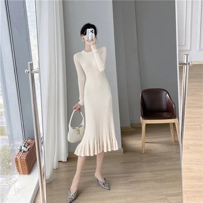 Korean Fishtail Knitted Dress