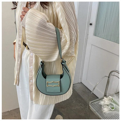 Dumpling Buckle Shoulder Bags