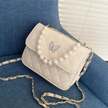 Butterfly Pearl Sling Bags