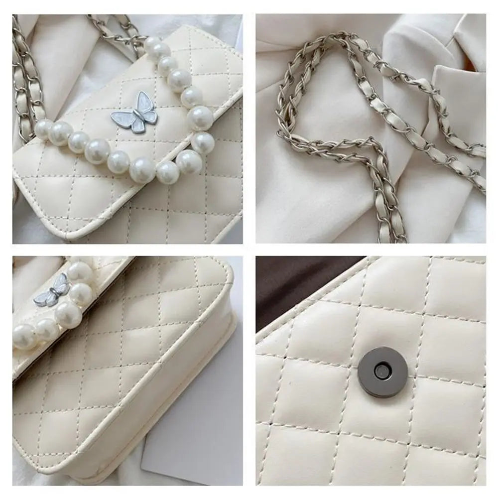 Butterfly Pearl Sling Bags