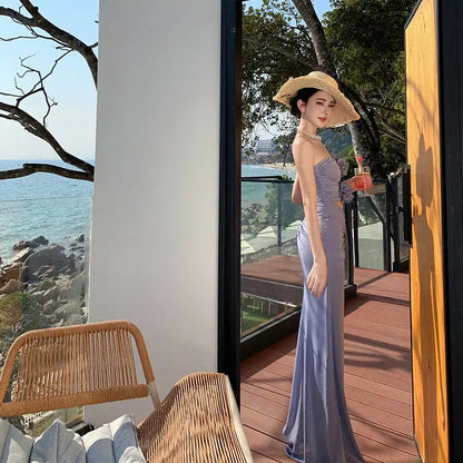 Floral Hollow Out Tube Bodycon Dress