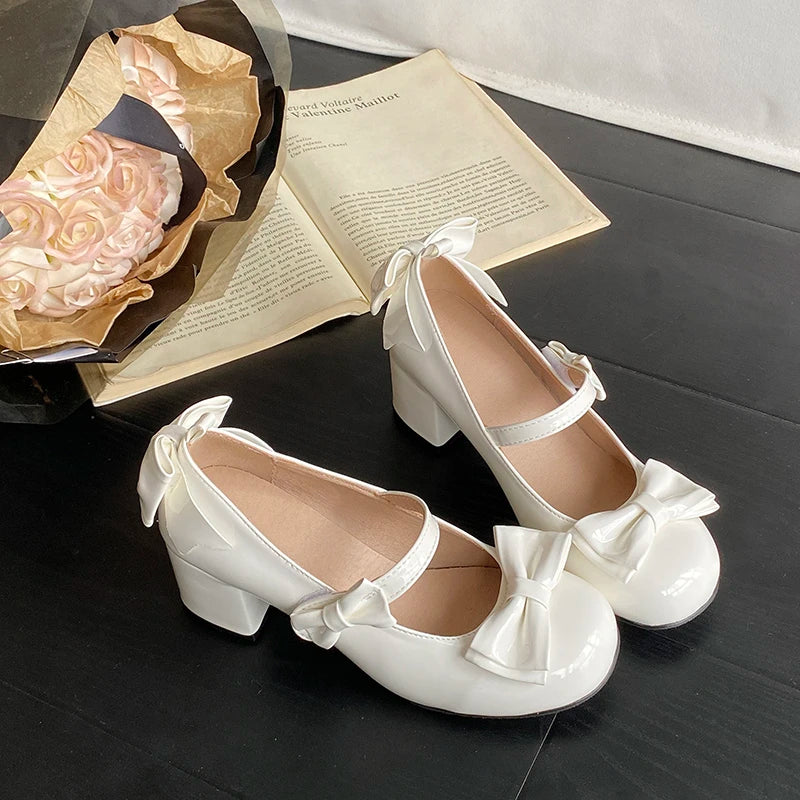 Mary Jane Ballet Heels - Fashionnsio