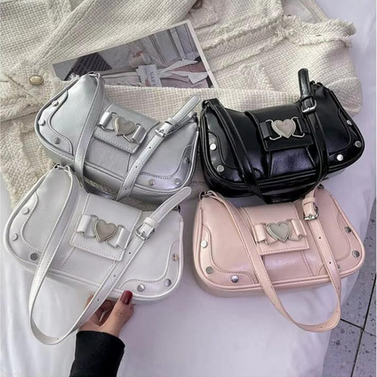 Y2k Retro Love Shoulder Bags fashionnsio