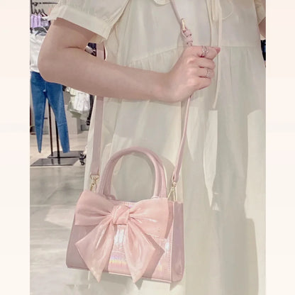 Mesh Bowknot Handbags