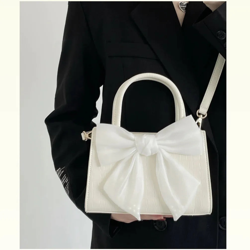 Mesh Bowknot Handbags