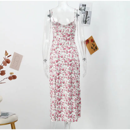 Floral Print Sundress Summer Dress