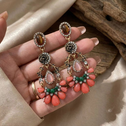 Victorian Palace Teardrop Earrings - Fashionnsio