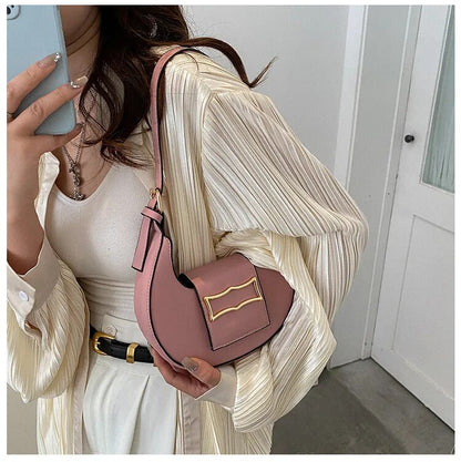 Dumpling Buckle Shoulder Bags