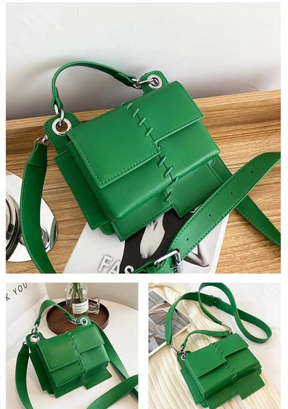 Stitch Block Handbags/Sling Bags fashionnsio