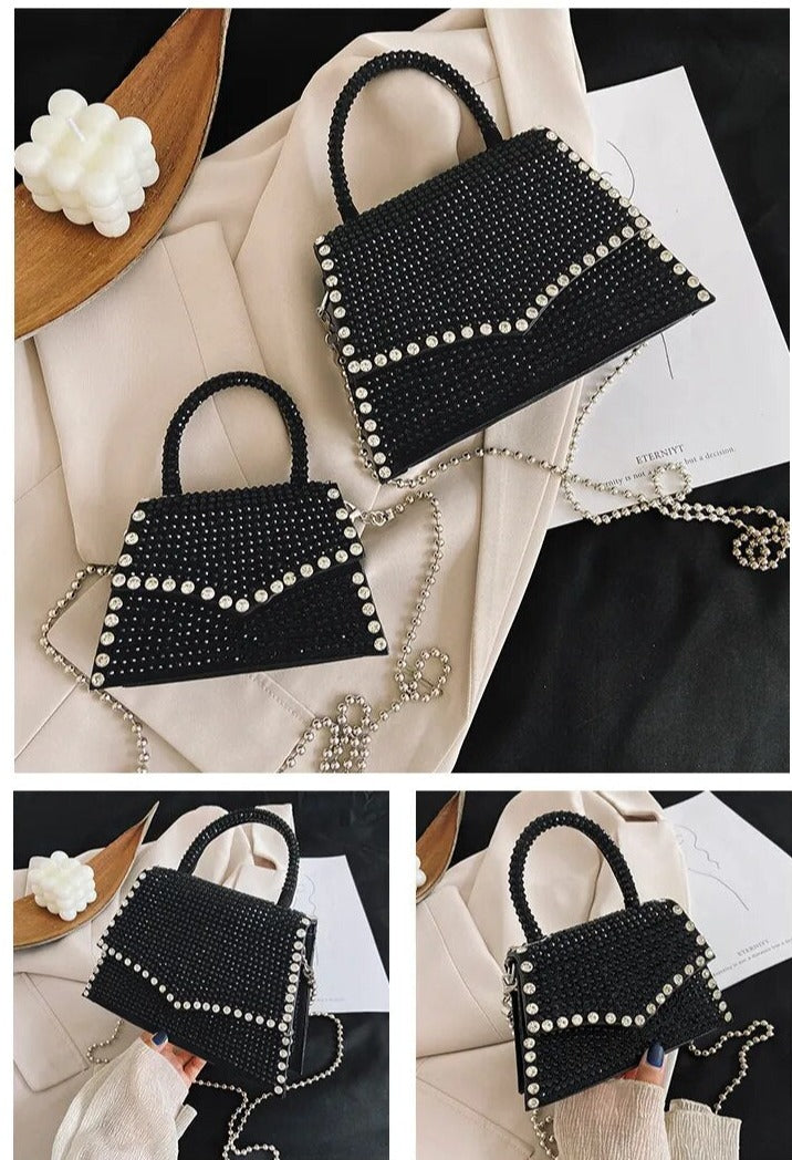 Rhinestone Beaded Handbags fashionnsio