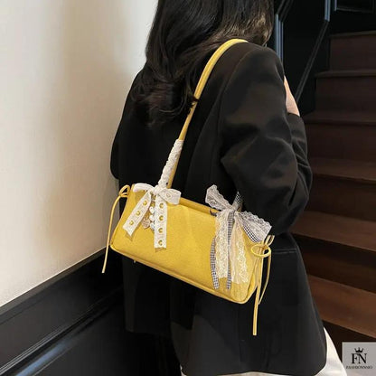 Multi Bows Ballet Shoulder Bags - Fashionnsio