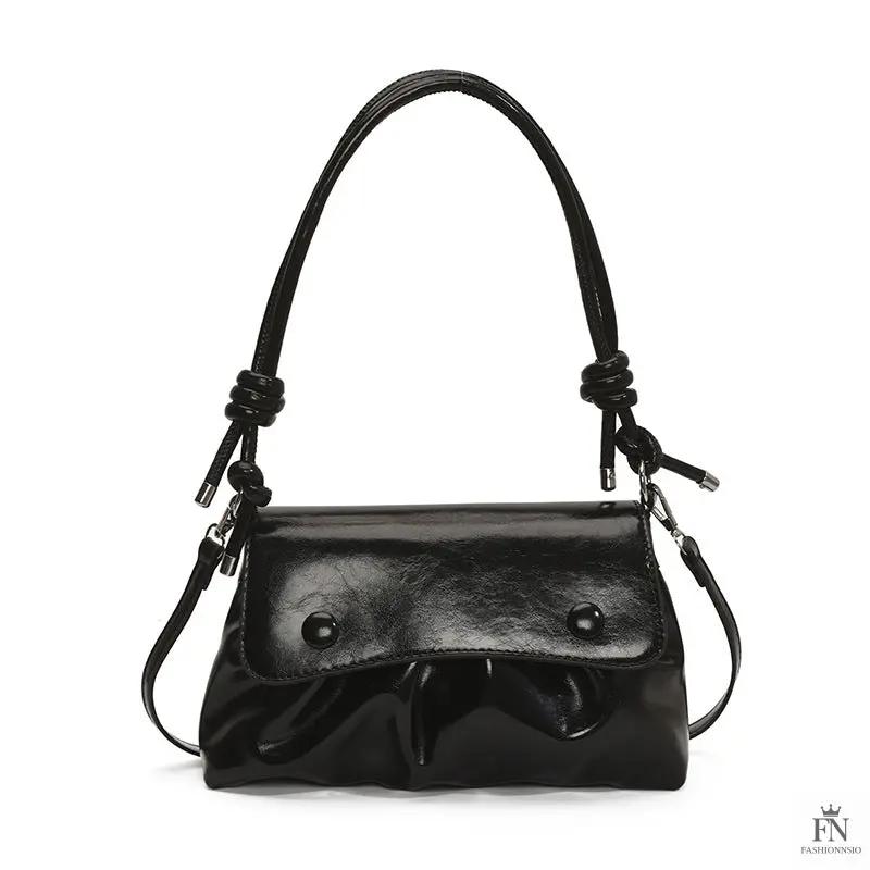 Pleated Underarm Shoulder Bags - Fashionnsio