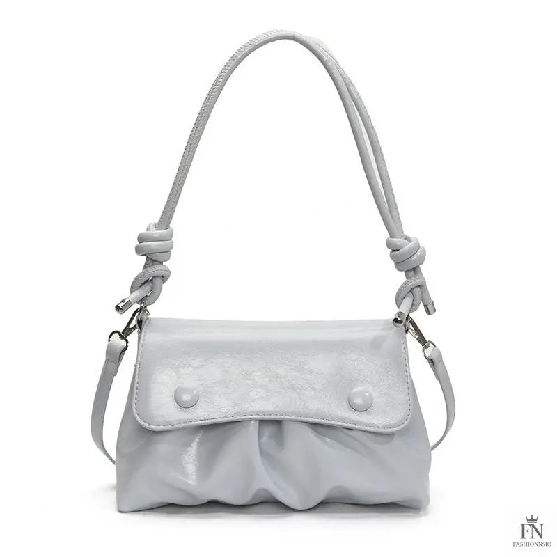 Pleated Underarm Shoulder Bags - Fashionnsio
