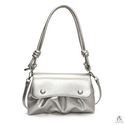 Pleated Underarm Shoulder Bags - Fashionnsio